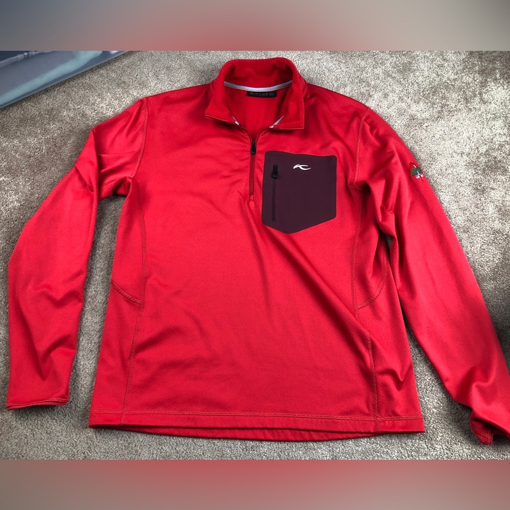 KJUS Marion Golf Club 1/4 Zip Pullover Size Large/52